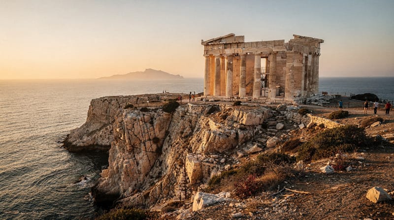 Cape Sounion — temple above the sea