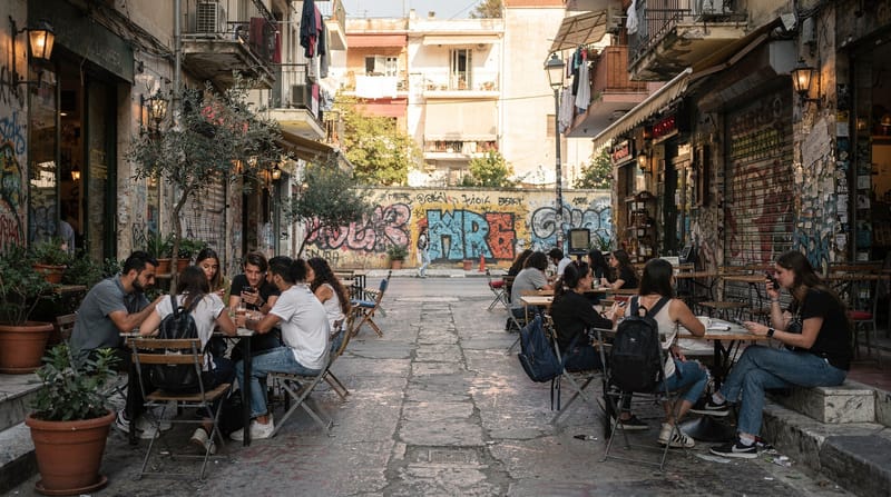 Exarchia: Athens' bohemian, political, muralled heart