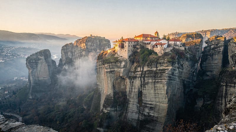 Kalambaka: the town beneath the Meteora rocks