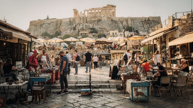 Monastiraki — flea market & bazaar