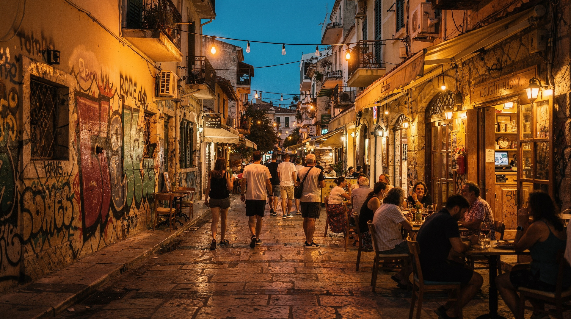 Psyrri bar crawl: a night out in Athens's best bar district