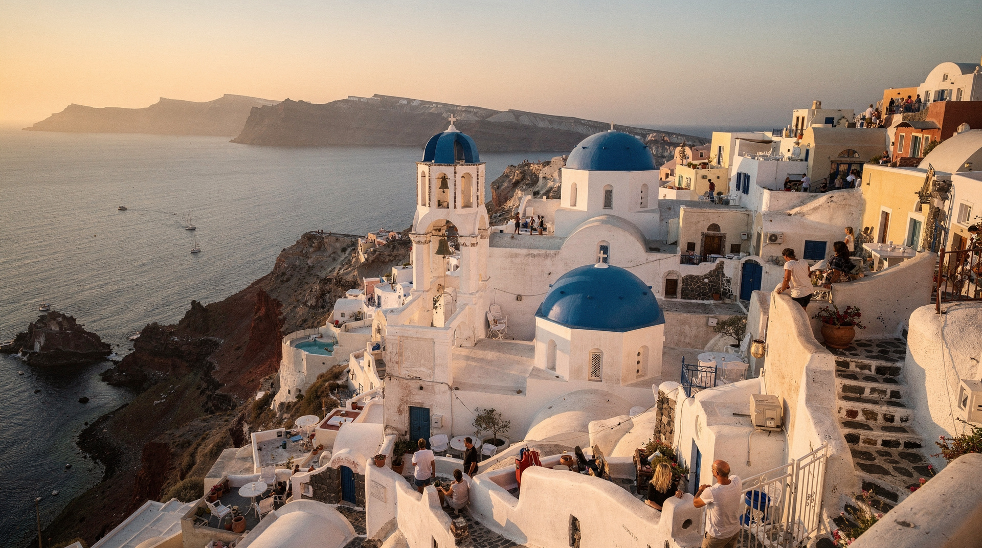 Santorini from Athens: ferry, flight, and what to do there